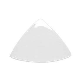 Triangular Flat Plate White 8 1/2"