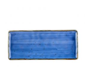 Rect. Platter Starry Night Blue 12"