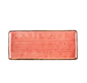 Rect. Platter Coral 12"