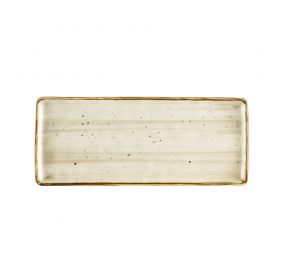 Rect. Platter Desert Beige 14"