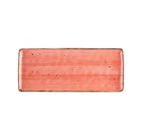 Rect. Platter Coral 14"