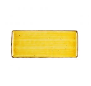Rect. Platter Sunflower 14"
