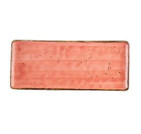 Rect. Platter Coral 16"