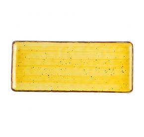 Rect. Platter Sunflower 16"