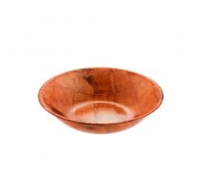 Bowl Woven Wood 14"