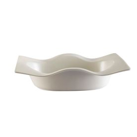 Wavy Edge Rect. Bowl 12oz 8 1/4"