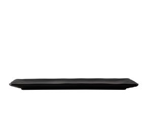 Cloud Platter Rect. Matte Black 8"