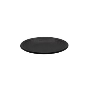 Centennial Plate Round Coupe Matte Black 6"