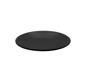 Centennial Plate Round Coupe Matte Black 9"