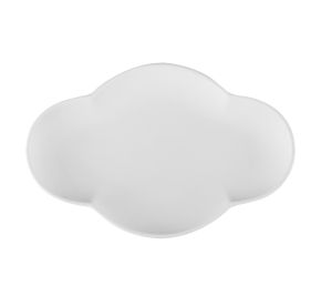 Cotton Plate Matte White 12-1/4"x7-7/8"