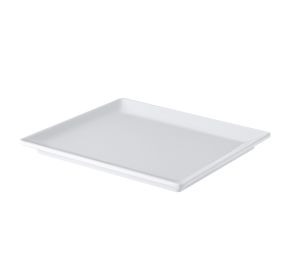 French Plate Square White 8"