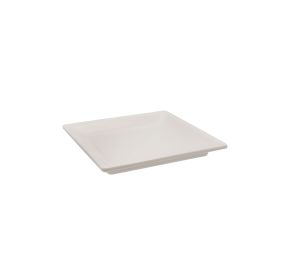 French Plate Square White 7"