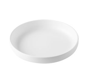 Hudson Plate Round Deep Matte White 6-1/4"