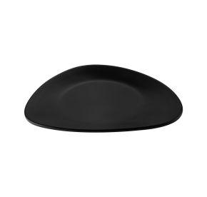 Korda Plate Round in Triangle Matte Black 6"