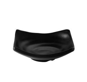 Small Dish Square Matte Black 2oz 3-7/8"