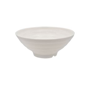 Seashell Bowl Round White 40oz 8"