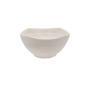 Seashell Bowl Square White 16oz 5-1/2"