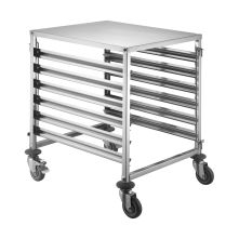 Rack Stainless Steel Steam Table & Food Pan Under-Counter 12-Tier Double Size