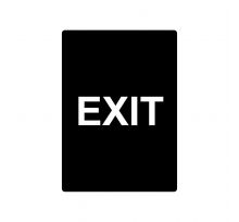 Sign Stanchion EXIT