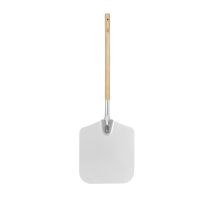 Pizza Peel Aluminum with Wood Handle 12"x14" 36" Overall Length