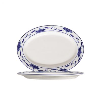 Oval Platter R.E. 12 1/4"