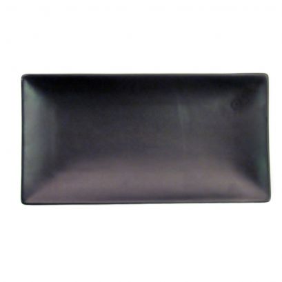 Rect. Platter Non-Glare Glaze Black 11 1/2"