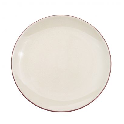 Coupe Plate Creamy White 10"