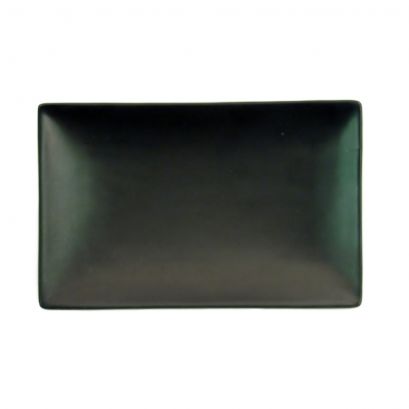 Rect. Platter Non-Glare Glaze Black 5"