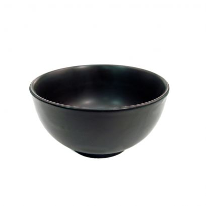 Rice Bowl 10oz Non-Glare Glaze Black 4 3/4"