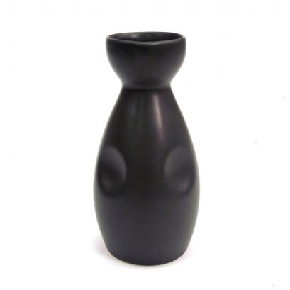Wine Pot 6oz Non-Glare Glaze Black 1 3/4"