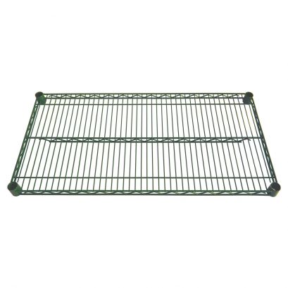 Epoxy Coated Wire Shelf 24" x 14" with 4 Clips
