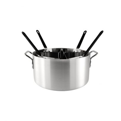 Pasta Cooker 5-PC Set Aluminum Pot with Stainless Steel Inserts