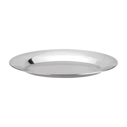 Platter Aluminum Oval 11-1/2"