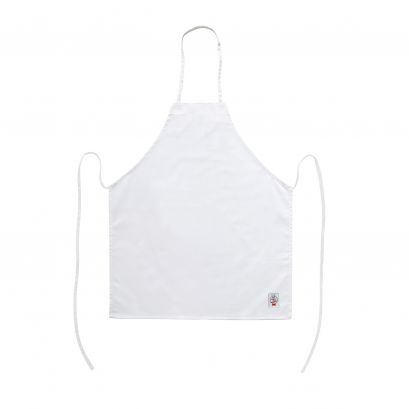 Chef's Pride Bib Apron Full Length w/o Pocket White 
