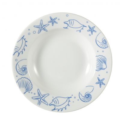 Seashell Rim Soup Plate PW 10oz 9"