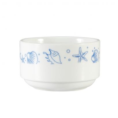 Seashell Stacking Bouillon PW 12oz 4"