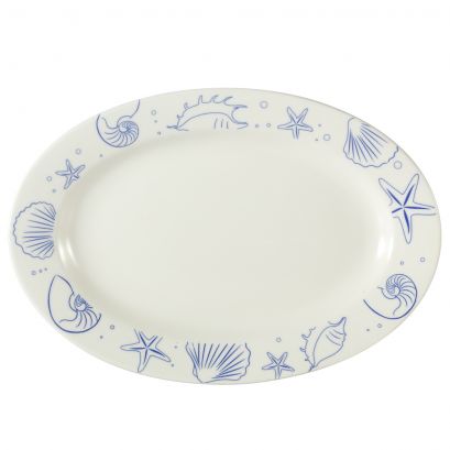 Seashell Oval Platter AW 15"