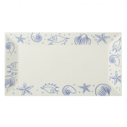 Seashell Rect. Platter AW 14 1/2"