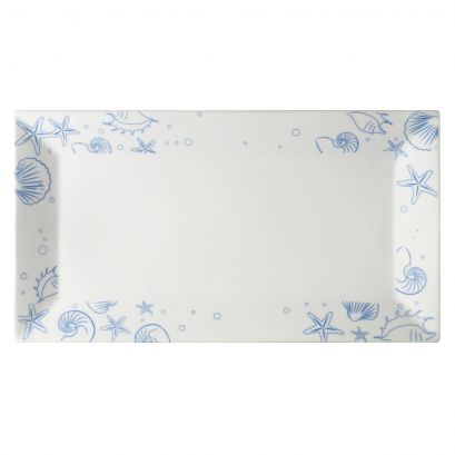 Seashell Rect. Platter PW 18"