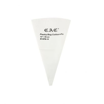 Pastry Bag PU-Lined Cotton 14"