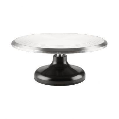 Cake Stand Metal Revolving 12"
