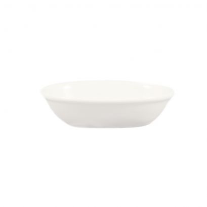 Oval Baking Dish BoneW 5oz 5 1/2"