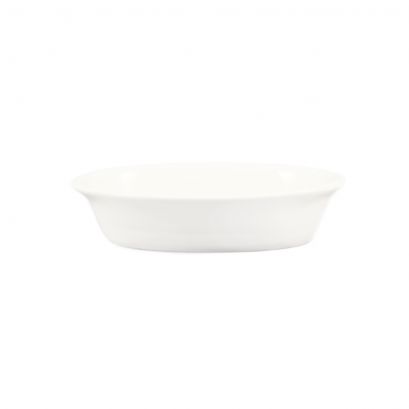 Oval Baking Dish BoneW 9oz 6 3/4"