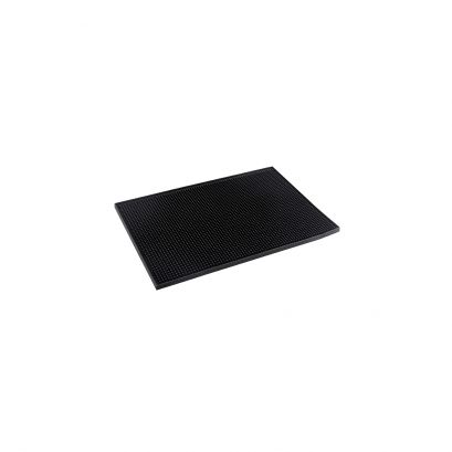 Bar Service Mat Black 18x12"