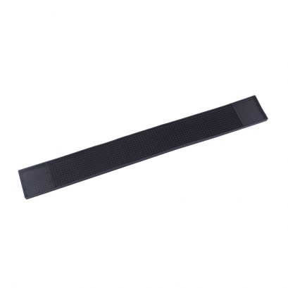 Bar Drink Rail Mat Black 27x3-1/4"