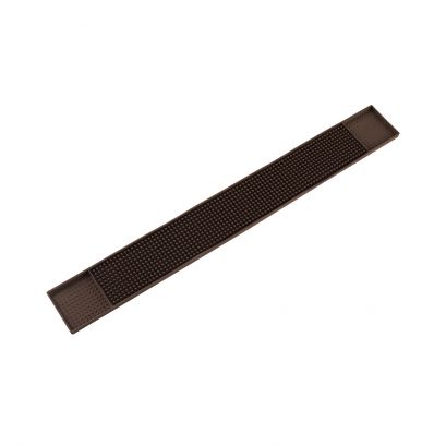 Bar Drink Rail Mat Brown 27x3-1/4"