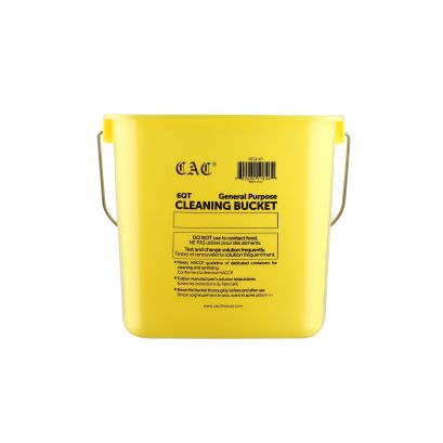 Yellow General Purpose Cleaning Bucket 6 qt.