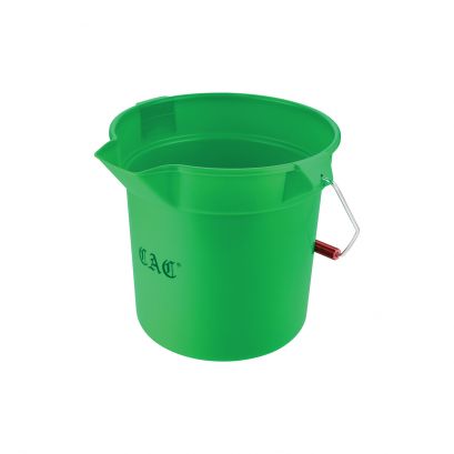 Bucket Round Poly Green 10 qt.