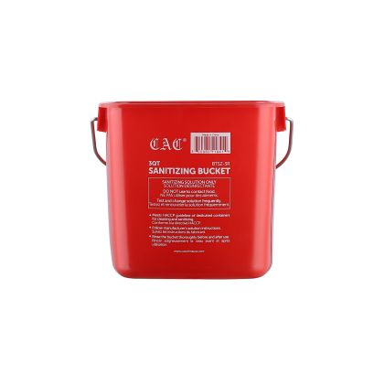 Red Sanitizing Bucket 3 qt.