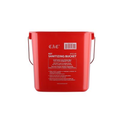 Red Sanitizing Bucket 6 qt.